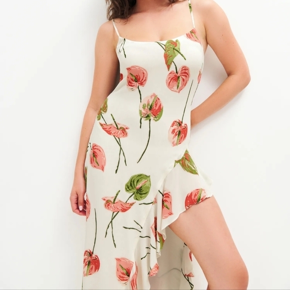 Reformation Winola Dress in Cali size M NWT - Picture 8 of 15